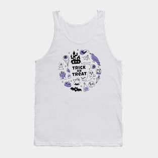 Awesome Halloween Doodle Art Tank Top